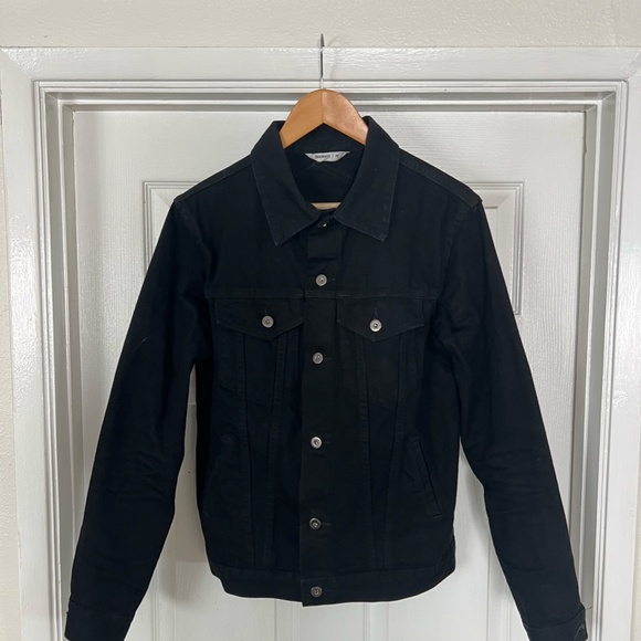 Lightweight Type 3s Denim Jacket Double Black - Picture 3 of 9